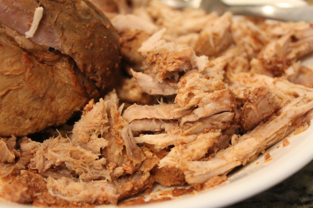 Shredded pork