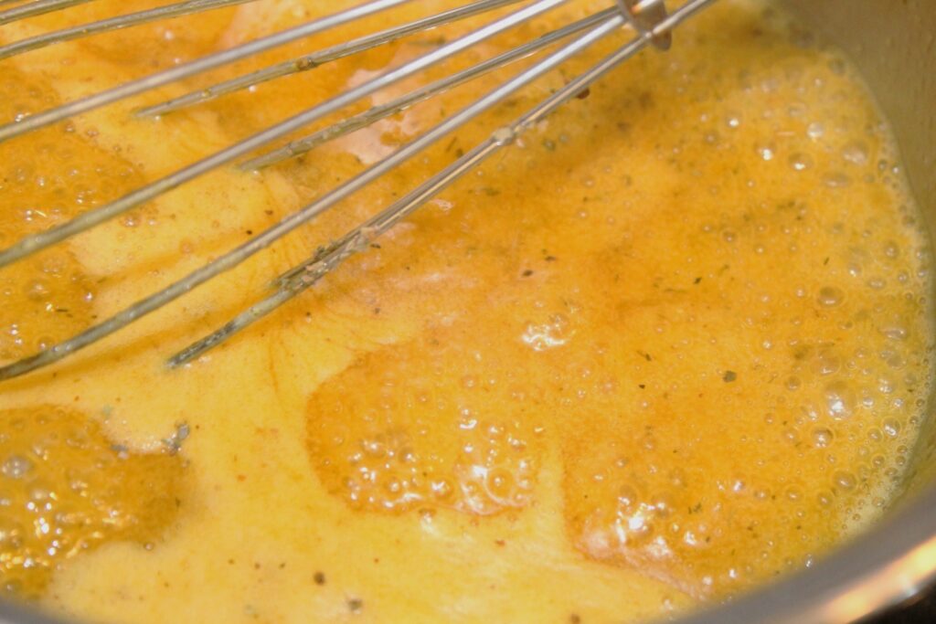 boiling honey mustard