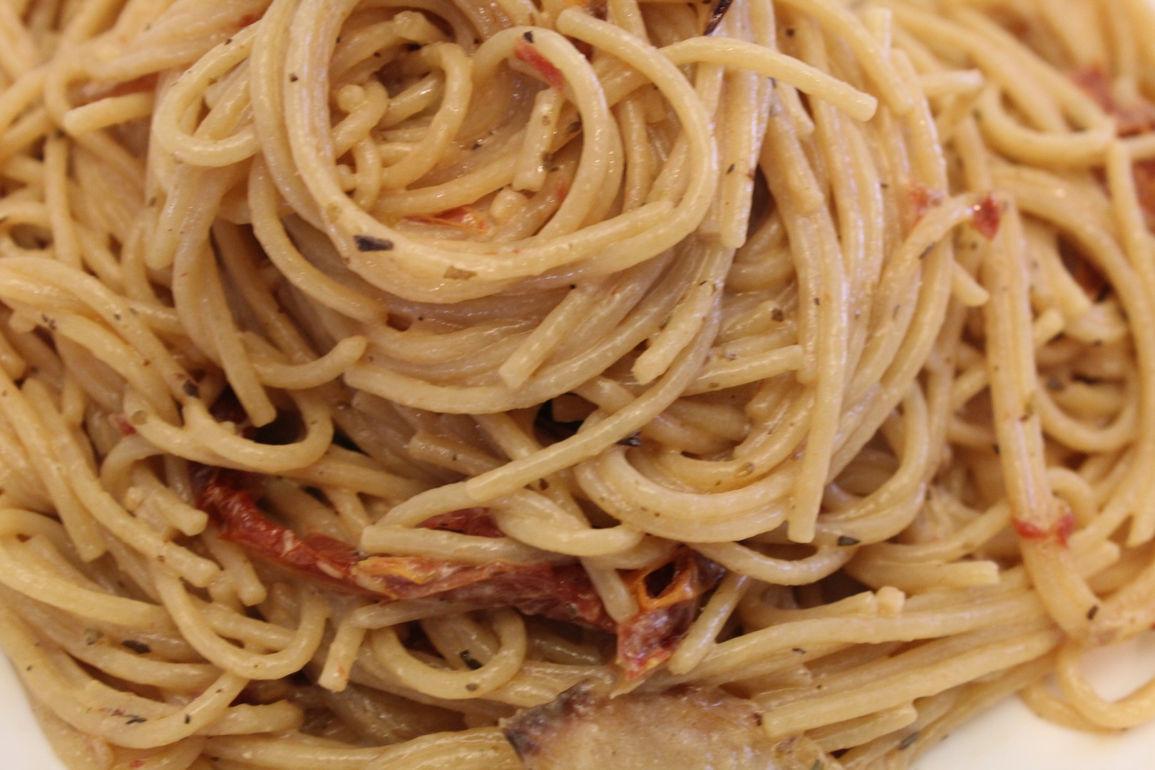 Creamy Homemade Dried Tomato Pasta