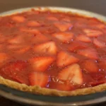Fresh strawberry pie