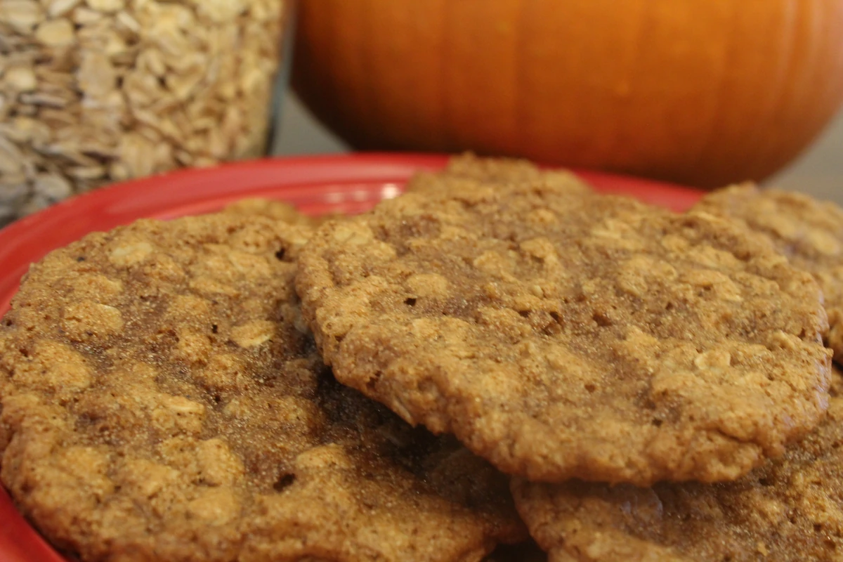 Pumpkin Spice Oat Cookies Made With Whole Grains