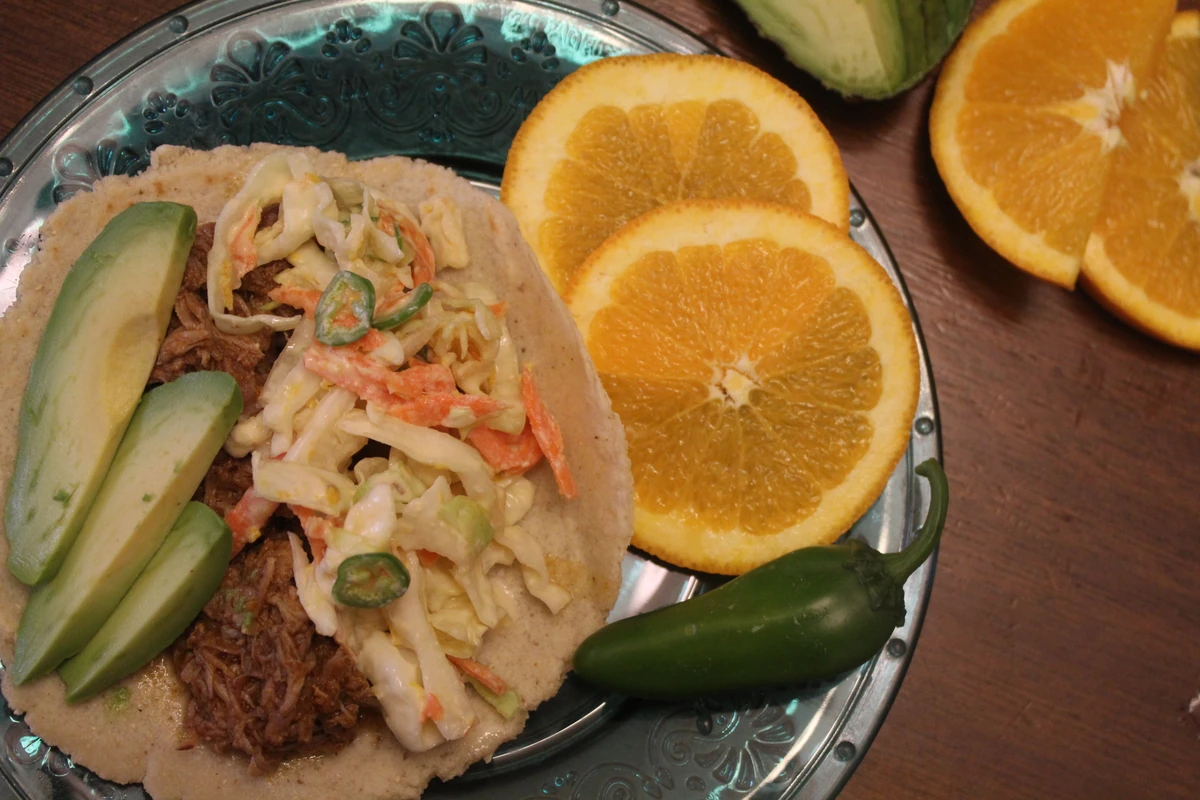 Slow Cooker Citrus Pork Tacos