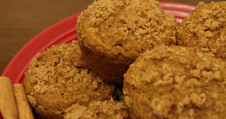 Healthy Pumpkin Applesauce Muffins